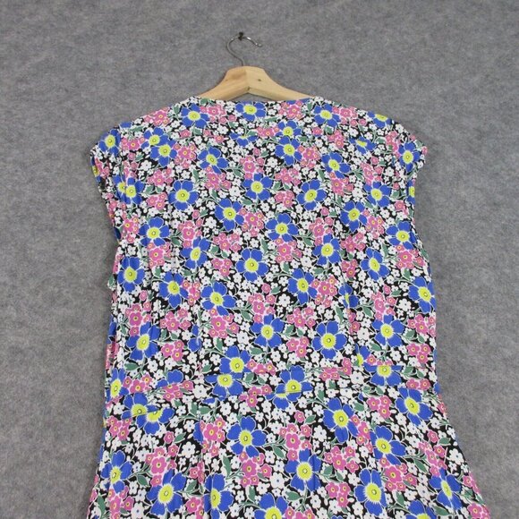 J. Crew Floral Wrap Midi Dress - Picture 13 of 14